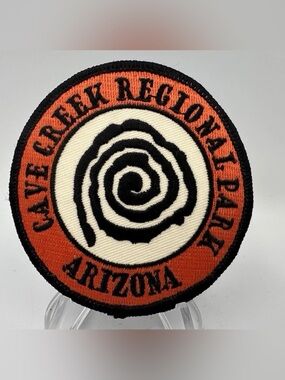 Cave Creek Recreation Park Arizona Round Embroidered Patch 3”